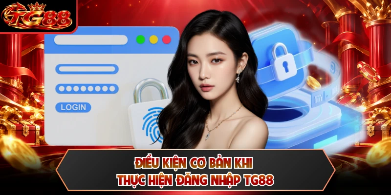 Điều kiện cơ bản khi thực hiện đăng nhập TG88