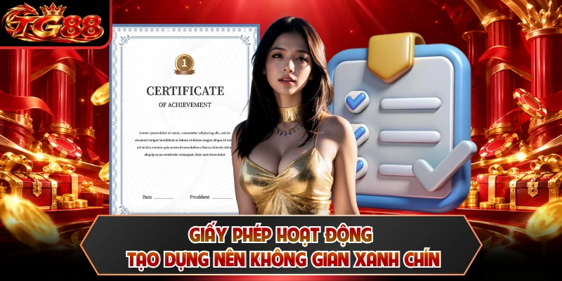 Giấy phép hoạt động tạo dựng nên không gian xanh chín
