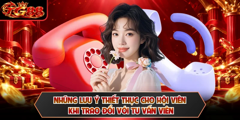 Những lưu ý thiết thực cho hội viên khi trao đổi với tư vấn viên