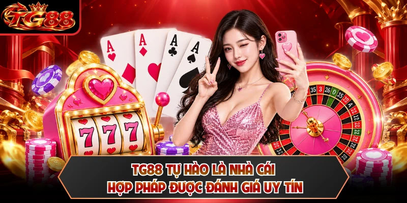 TG88 tự hào là nhà cái hợp pháp được đánh giá uy tín